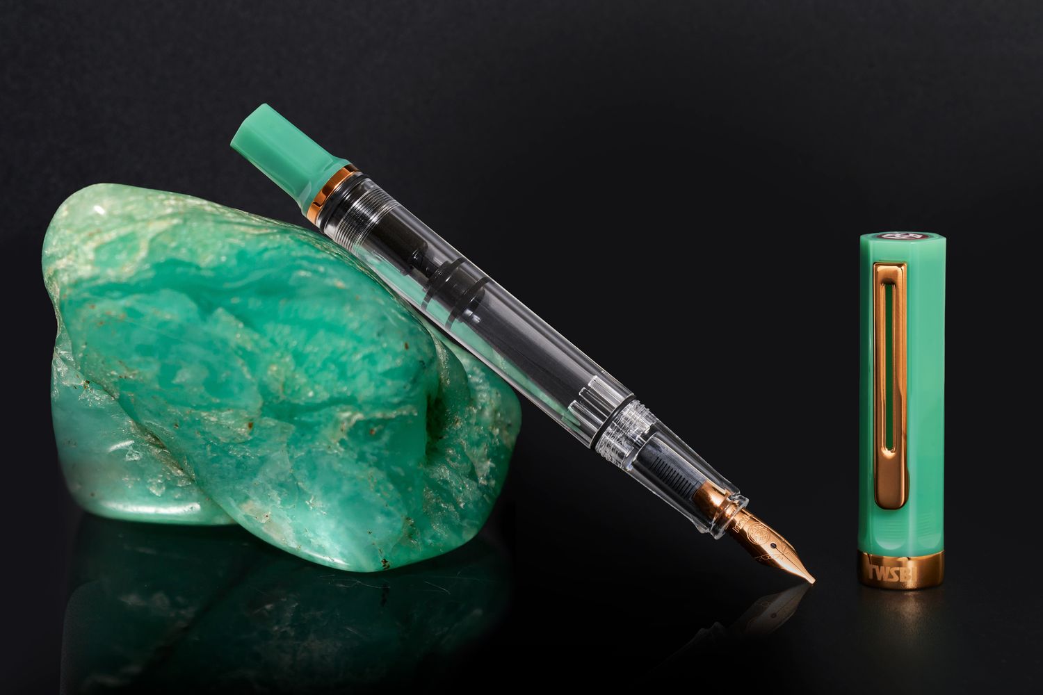 TWSBI ECO Jade Jelly with Bronze Fountain Pen