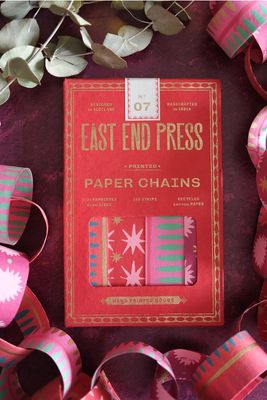 East End Press Colorful Christmas Paper Chain Kit