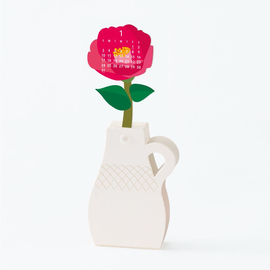 Good Morning Inc. 2027 Flowers Pop Up Calendar