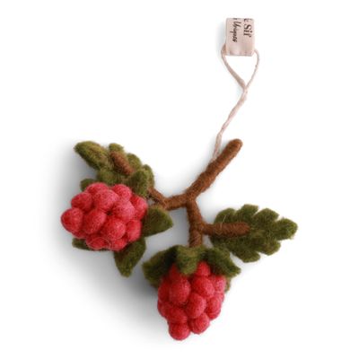 Felted Berry Ornament