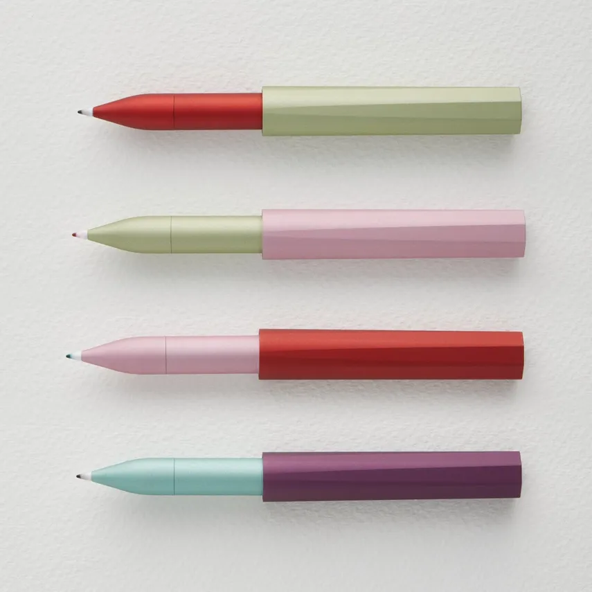Tom's Studio The Wren Colour Block Refillable Writing Pen