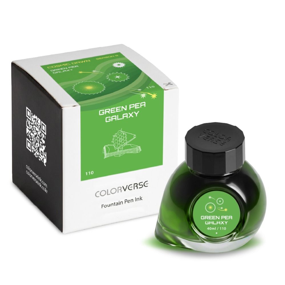 Colorverse Green Pea Galaxy Bottled Ink (40ml)