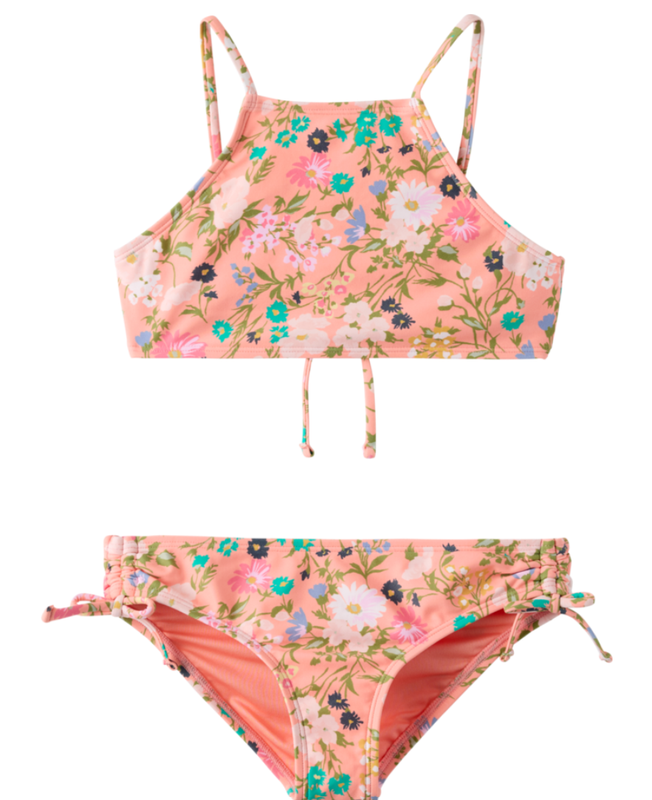 O'neill Kelly Floral High Neck Girl's Bikini