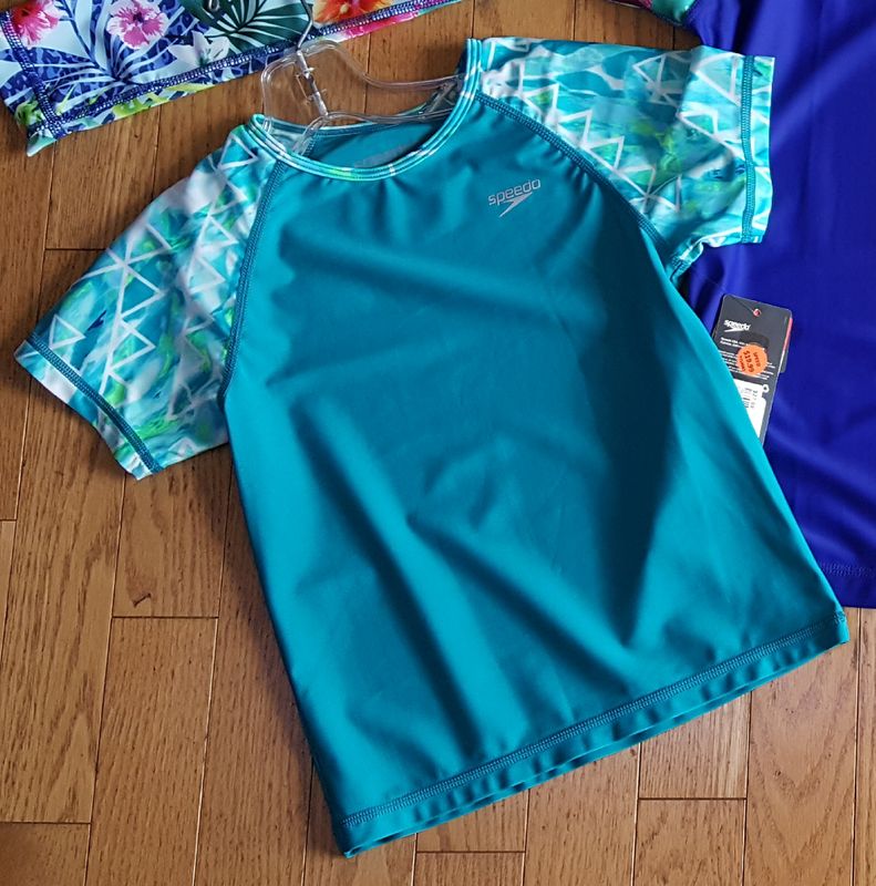 Speedo Girl's Rashguard Sun Protection Top