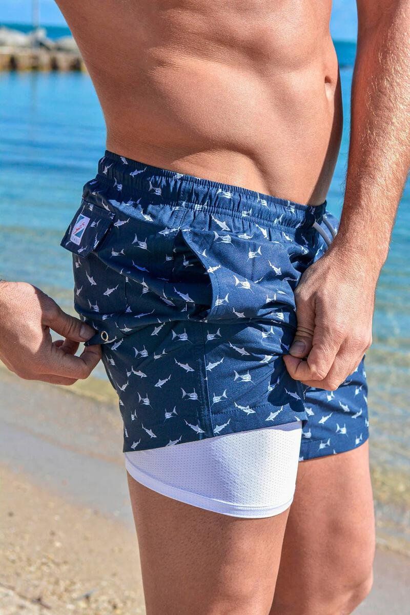 Bermies Sharks Men's Swimtrunks