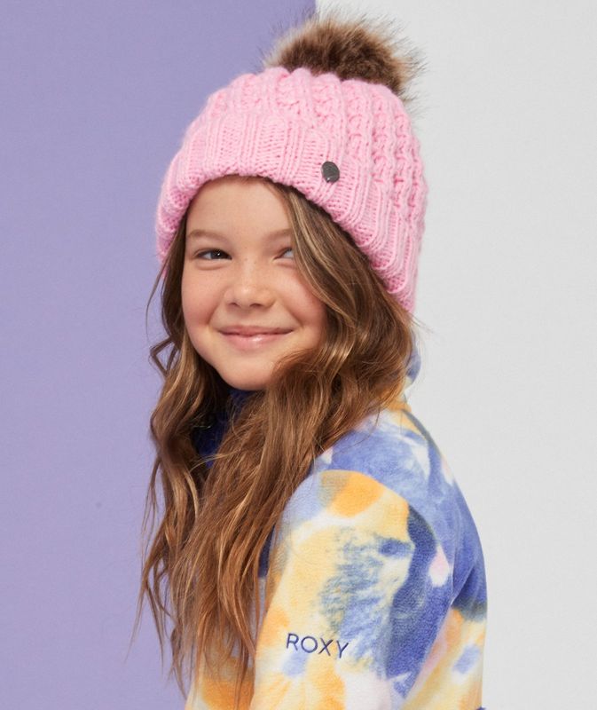 Roxy Blizzard Junior Pom Hat