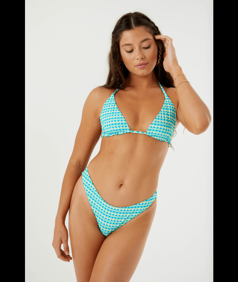 Roxy Dawn Patrol Reversible Tiki Tri Bikini Top