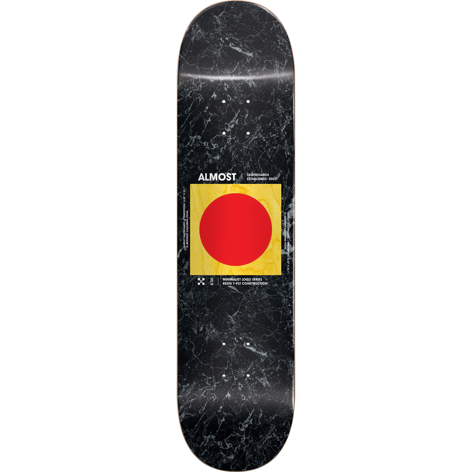 Eastern ALM Minimalist Skateboard Deck 8.25