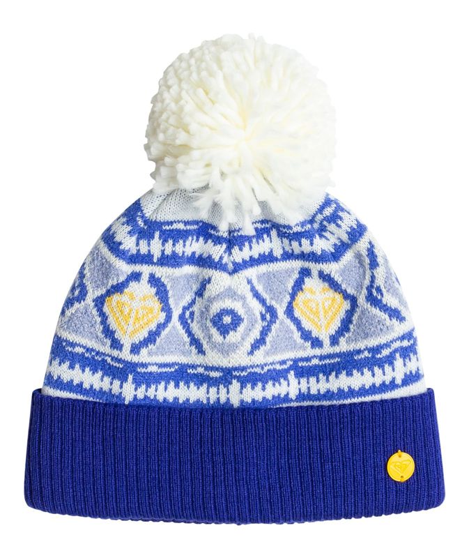 Roxy Silver Speke Junior Pom Hat