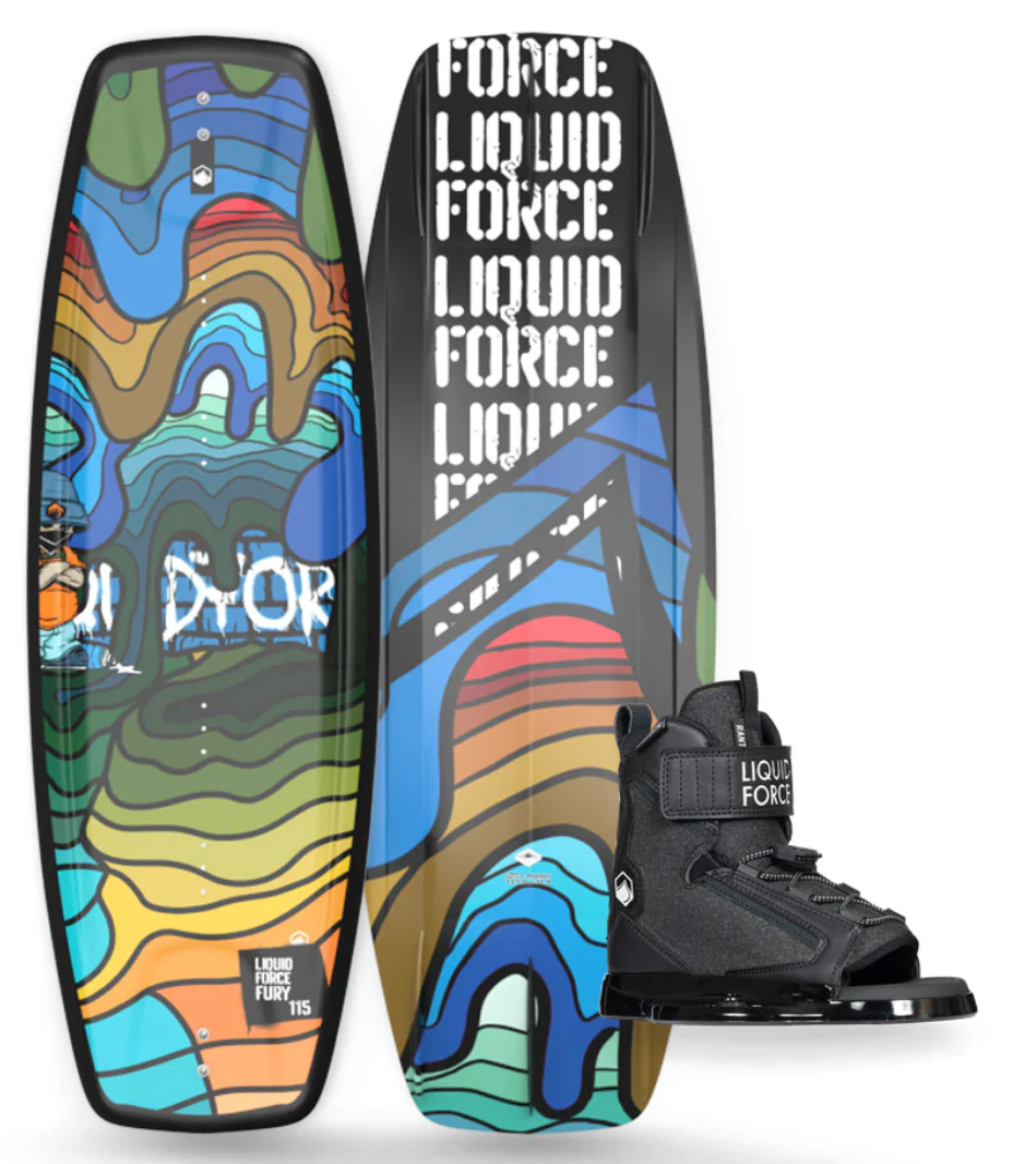 Liquid Force Fury w/Rant Junior Wakeboard Package