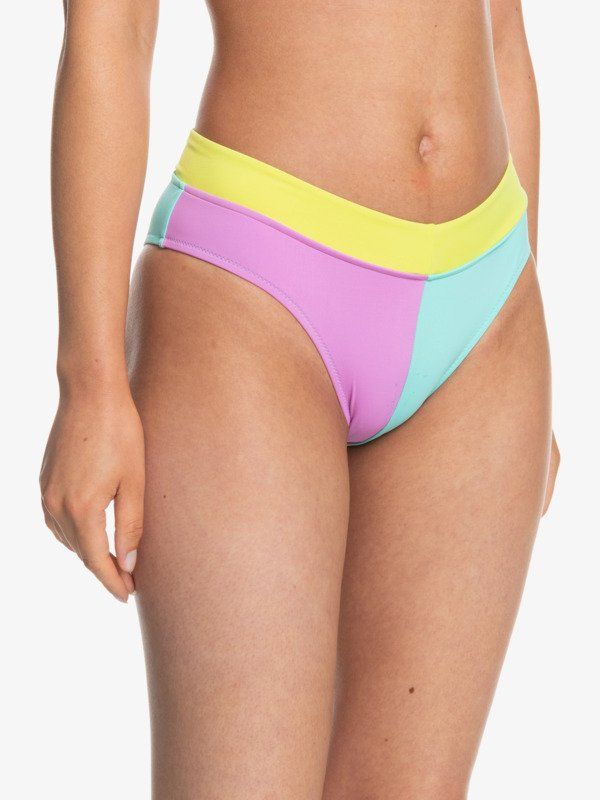 Quiksilver Color Block Hi V Bikini Bottom