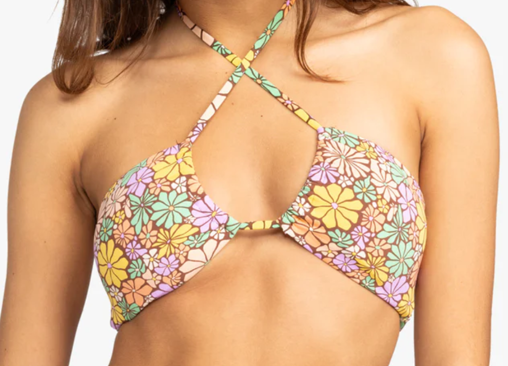 Roxy All About Sol Bandeau Bikini Top