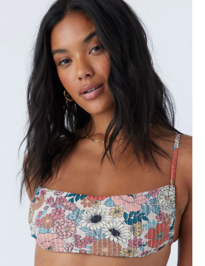 O'neill Tenley Floral Jupiter Bralette Bikini Top