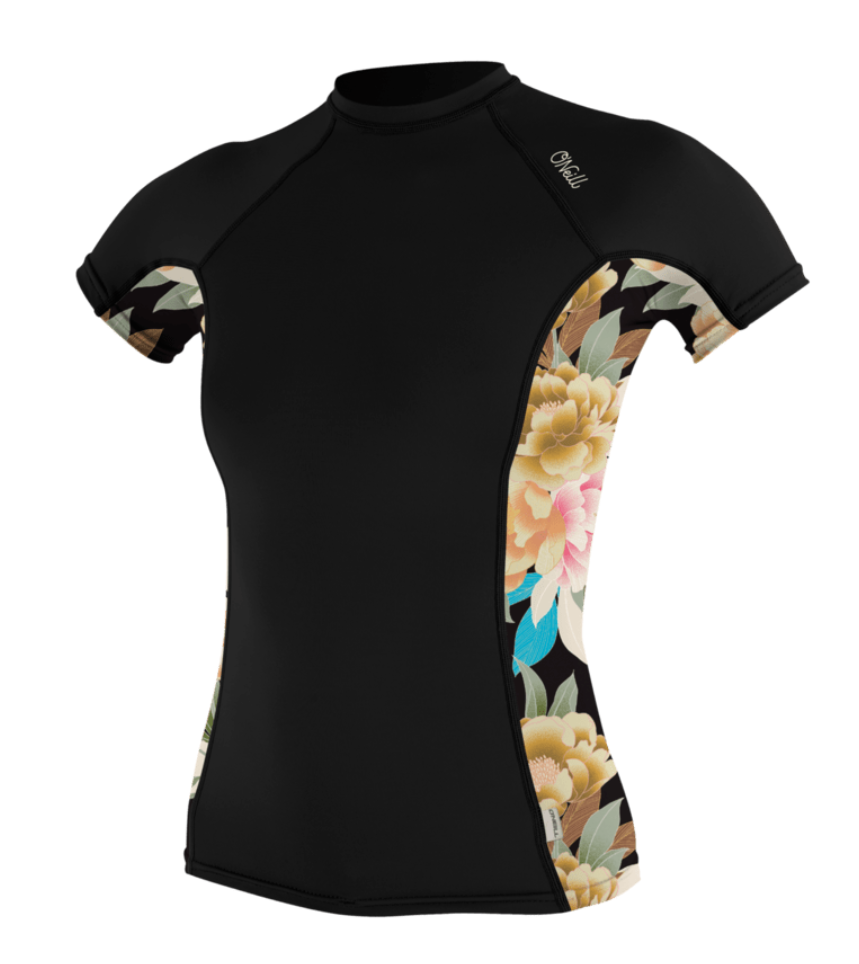 O'neill Side Print SS Ladies Rashguard