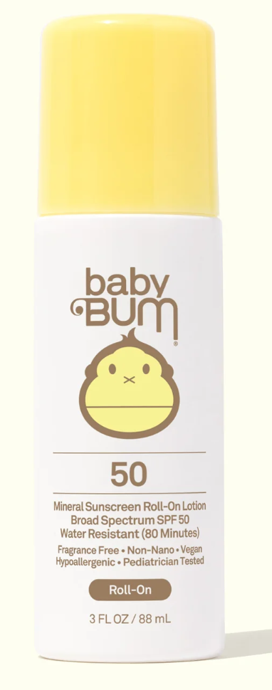 Sun Bum Baby Bum Mineral SPF 50 Roll-On Sunscreen