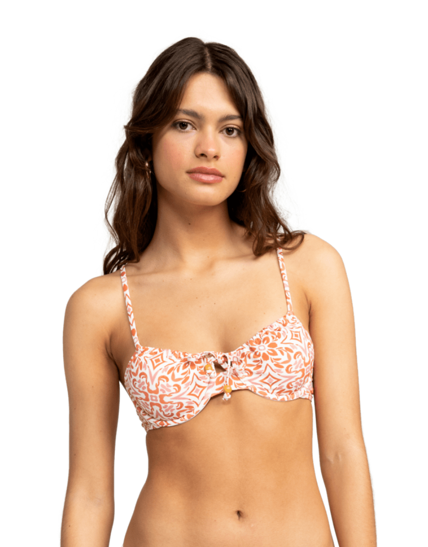 Roxy Fresco Tile Underwire Bikini Top