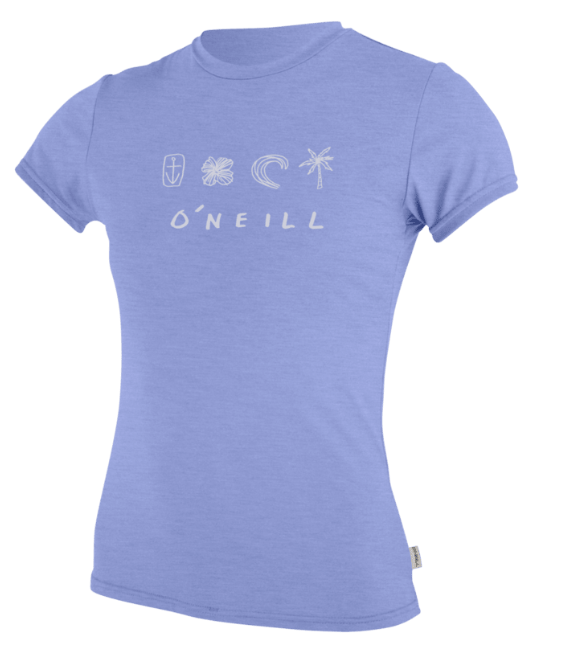 O'neill Girl's Hybrid SS Sun Shirt