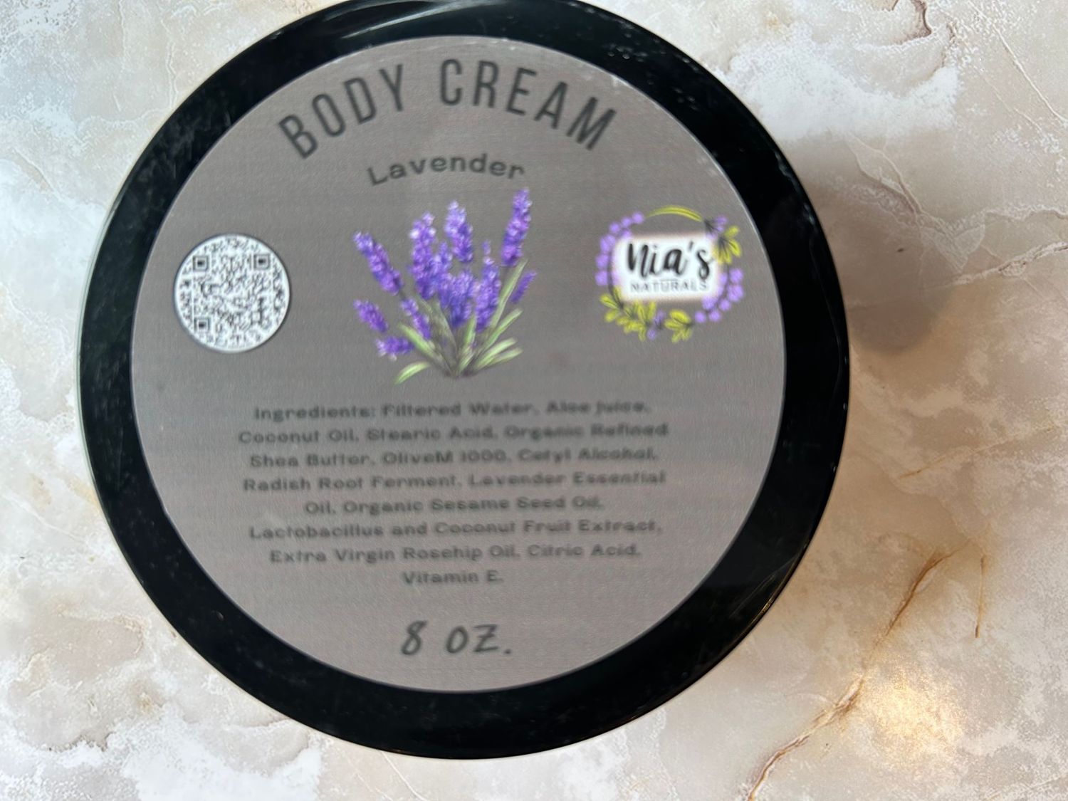 Lavender Body Cream  (Natural)