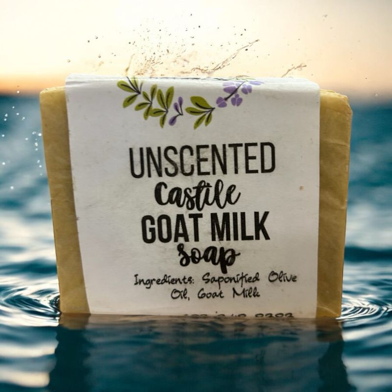 Unscented Castile Goat Milk Soap
