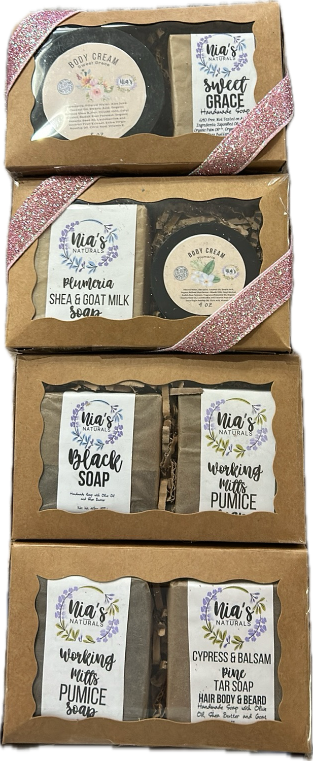 Small Gift Box 2- 4 oz Large Soaps