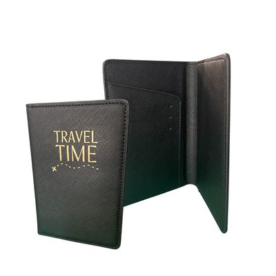 Porta pasaporte diseño: TRAVEL TIME