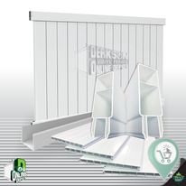 6 Tall x 8 Long Vinyl fence panel kit