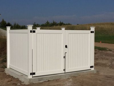 10 x 10 Garbage enclosure Kit with Double Doors