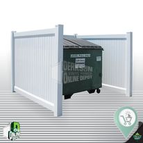 Open Face Garbage Enclosure