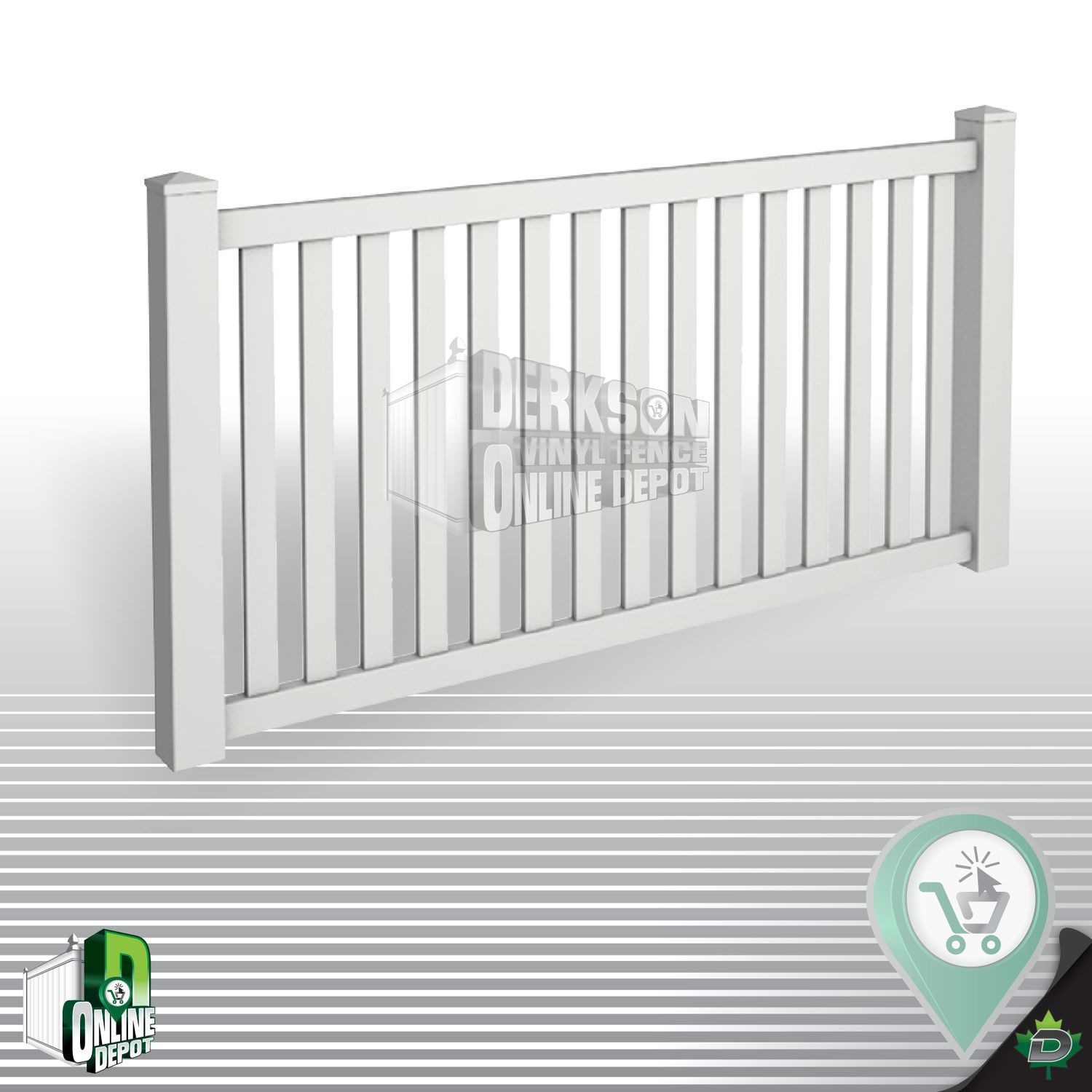 Pool Fence 4 Tall White
