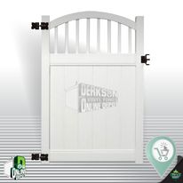 Vinyl Gate 6Tall x 50&quot;Wide Kit Convex Top