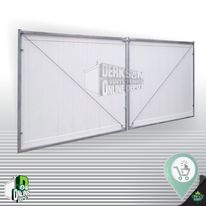 Steel Gate Frame Kit 6 Tall x 24FT Total Opening