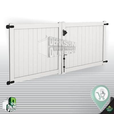 Double Gate kit 6 Tall x 10 Wide White