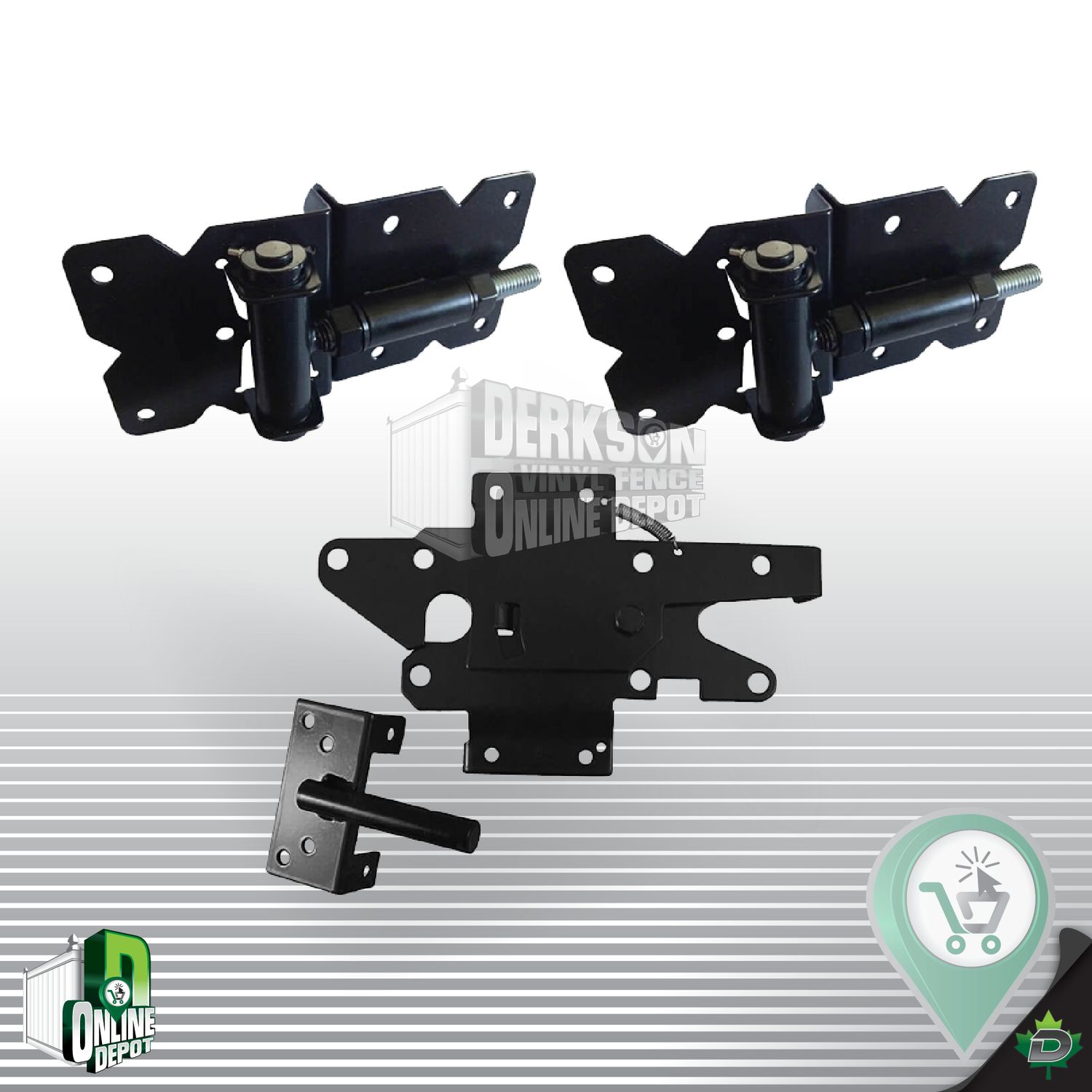 Vinyl Fence Gate Hardware Kit