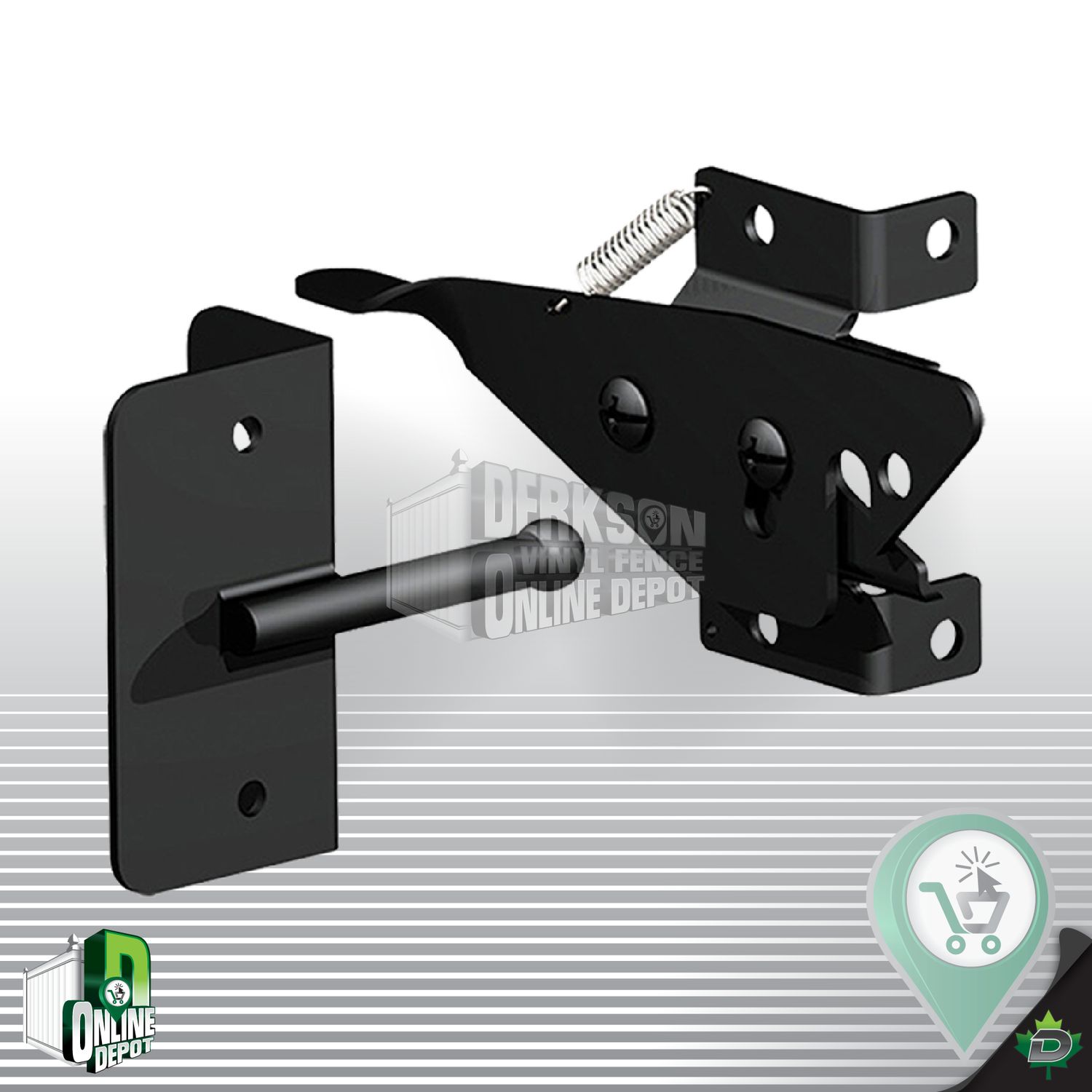 Vinyl Fence Mini Latch Set