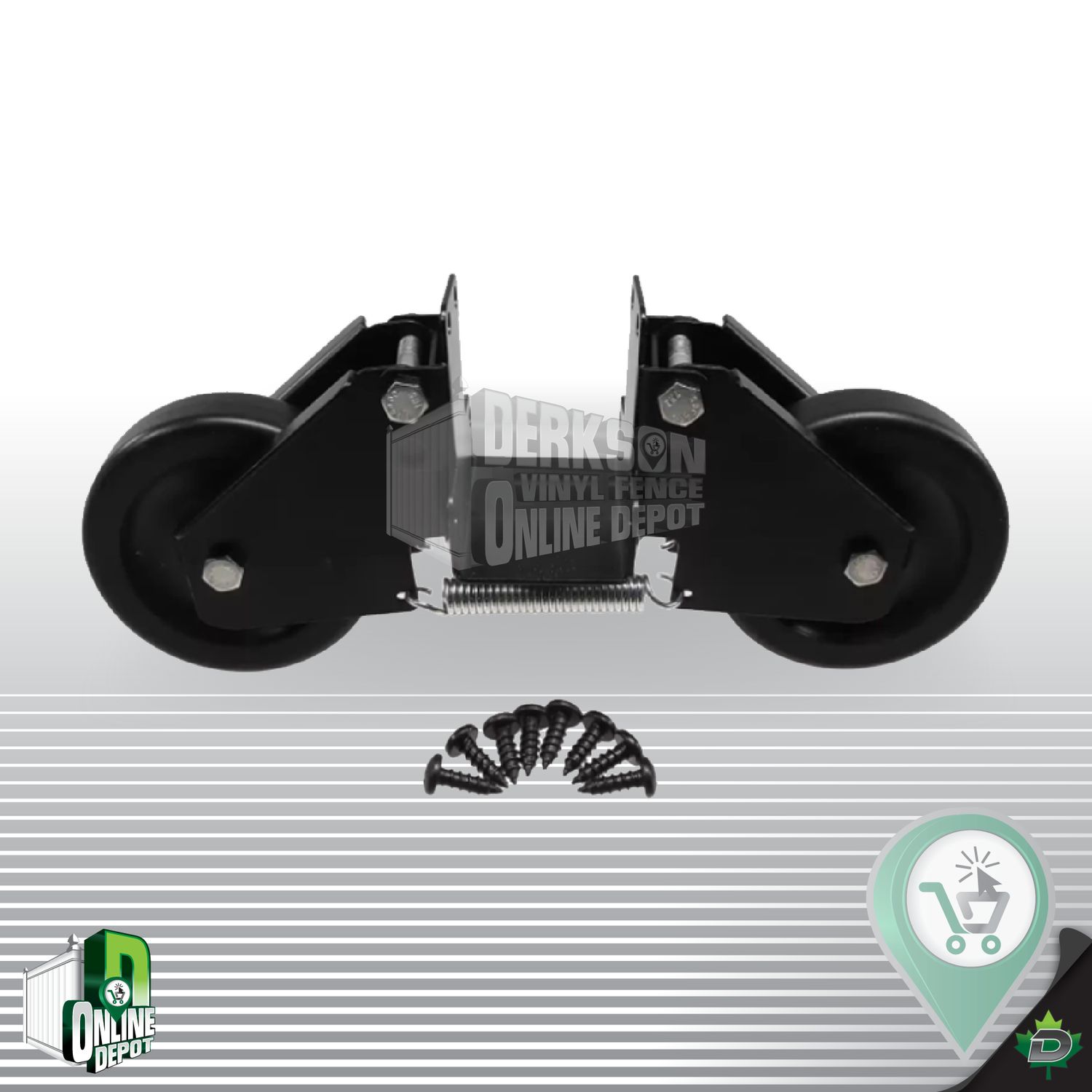 Vinyl Gate Wheel Kit