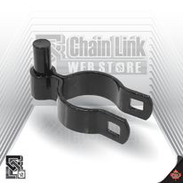 2 3/8&quot; x 5/8&quot; Post - Hinge Black