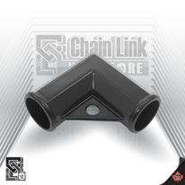 1-3/8&quot; Gate Frame Corner Aluminum Black