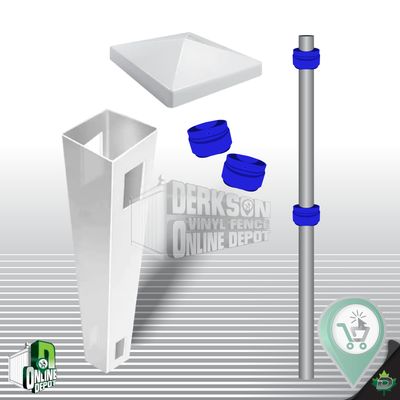 Line Post Kit + Pipe