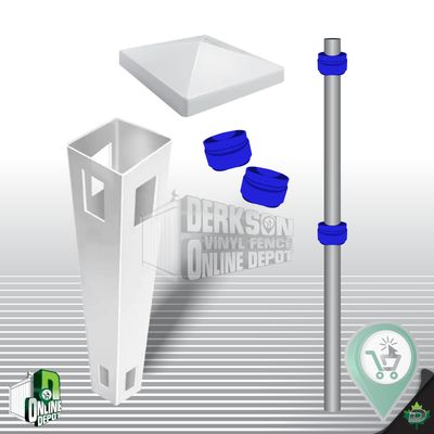 3 Way Post Kit + Pipe
