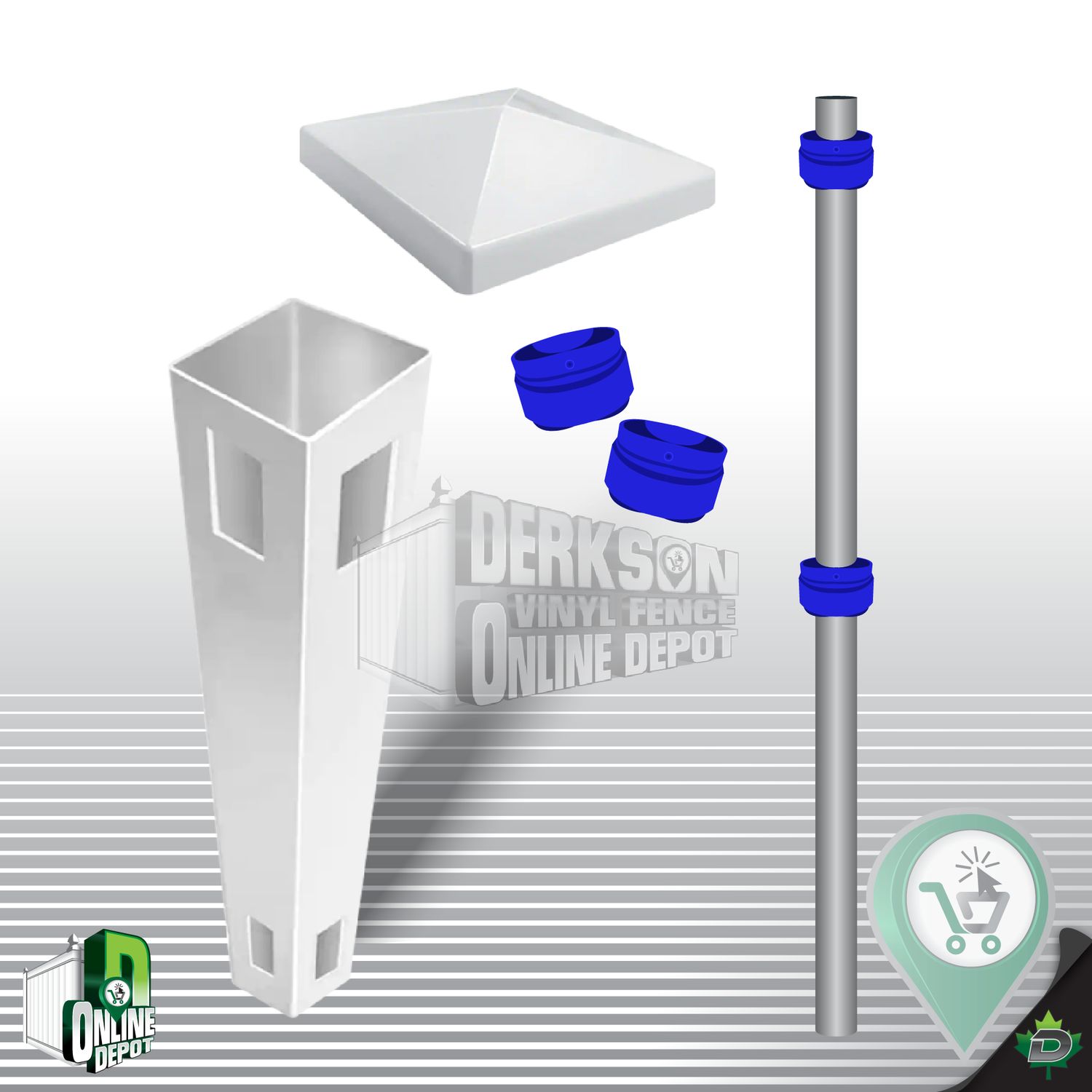 Corner Post Kit + Pipe