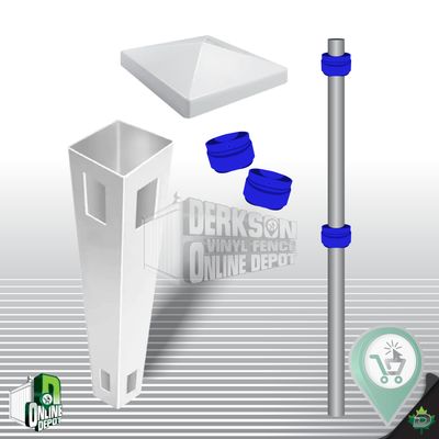 Corner Post Kit + Pipe