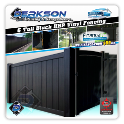 Black Vinyl Fence Kits