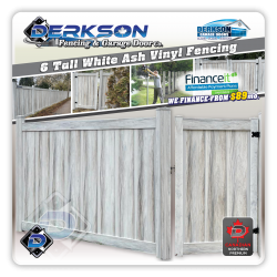 White Ash Vinyl Fence Kits
