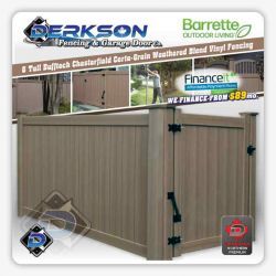 Certa-Grain Weathered Blend Vinyl Fence Kits