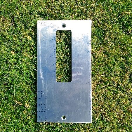 Template Only 2&quot; x 6&quot; Box Rail