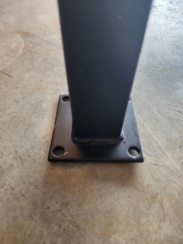 108&quot; 2.5&quot; x 2.5&quot; Flange Post