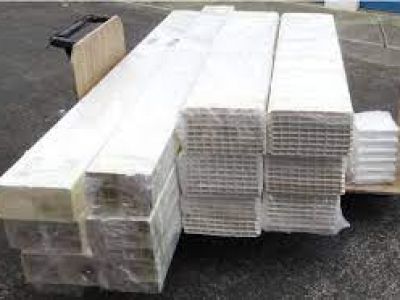 Contractor PKG 7 White Vinyl Fence 6 Sections (48/FT)