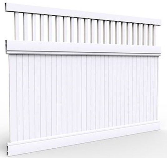 Fairmont Vinyl fence Section 6Tx8L