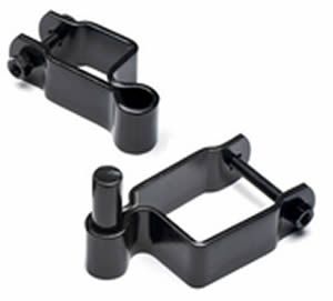 2&quot; SQ MALE HINGES BLACK (PAIR)