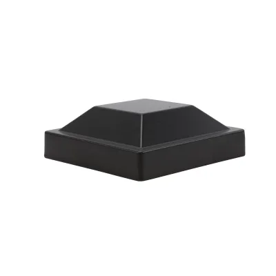 3&quot; x 3&quot; sq. Post Cap (Black)